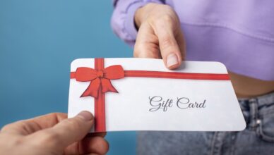 Giftcard som byter händer