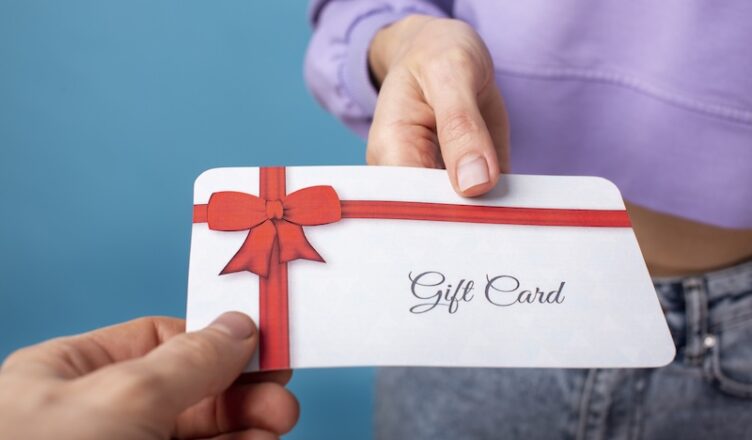 Giftcard som byter händer